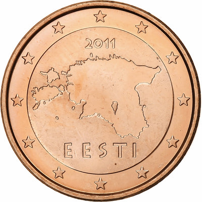 Estonia, 
            
               5 Euro Cent, 
            
               2011