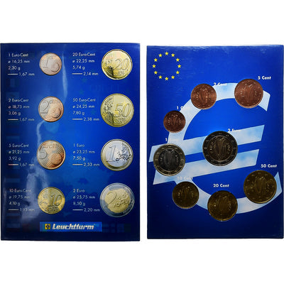 Ireland, 
            
               Set 1 ct. - 2 Euro, 
            
               2002