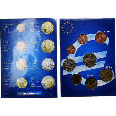 Griechenland, 
            
               Set 1 ct. - 2 Euro, 
            
               2002