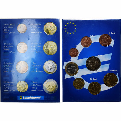 Finnland, 
            
               Set 1 ct. - 2 Euro, 
            
               2002