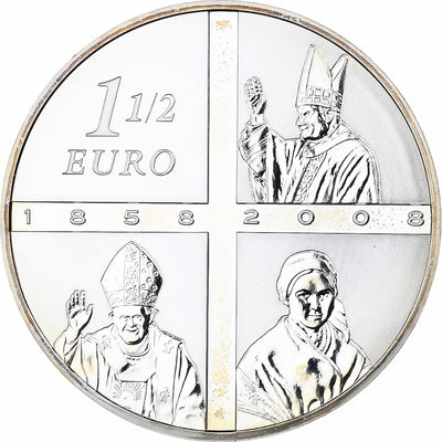 Frankreich, 
            
               1-1/2 Euro, 
            
               Lourdes