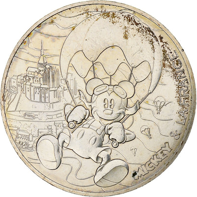 Frankreich, 
            
               10 Euro, 
            
               Mickey (Mont Saint-Michel)