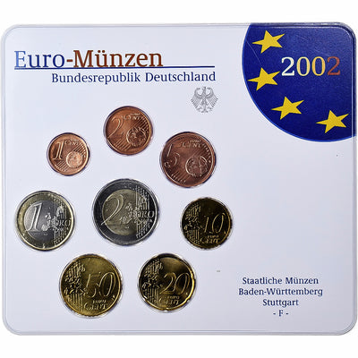 Deutschland, 
            
               1 Cent to 2 Euro, 
            
               BU