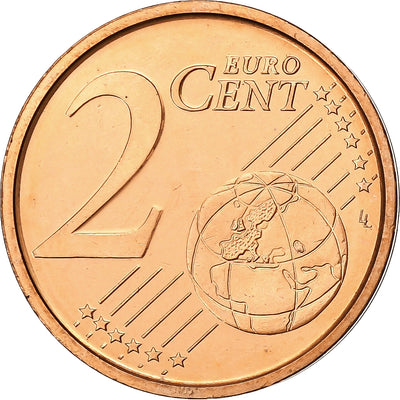 Spanien, 
            
               2 Euro Cent, 
            
               BU