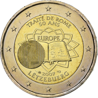 Luxemburg, 
            
               2 Euro, 
            
               Traité de Rome