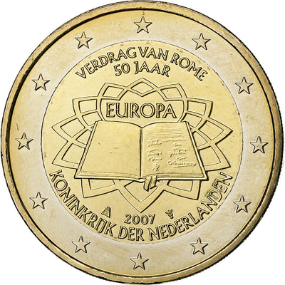 Niederlande, 
            
               2 Euro, 
            
               Traité de Rome