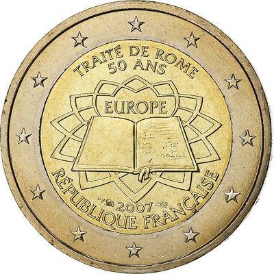 Frankreich, 
            
               2 Euro, 
            
               Traité de Rome