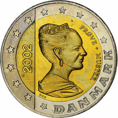 Dänemark, 
            
               Margrethe II, 
            
               2 Euro