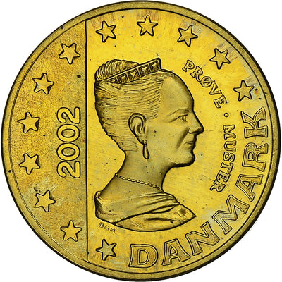 Dänemark, 
            
               Margrethe II, 
            
               50 Euro Cent