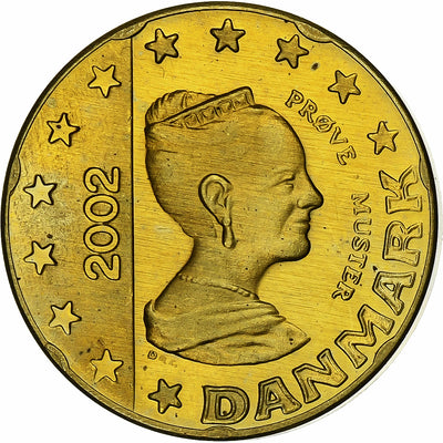 Dänemark, 
            
               Margrethe II, 
            
               20 Euro Cent