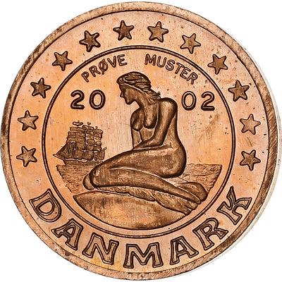 Dänemark, 
            
               Margrethe II, 
            
               2 Euro Cent