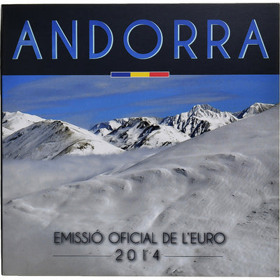 Andorra, 
            
               1 Cent to 2 Euro, 
            
               BU