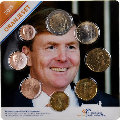 Niederlande, 
            
               Willem-Alexander, 
            
               1 Cent to 2 Euro