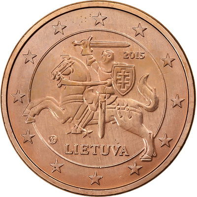 Lithuania, 
            
               5 Euro Cent, 
            
               BU