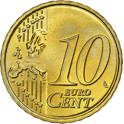 Lithuania, 
            
               10 Euro Cent, 
            
               BU