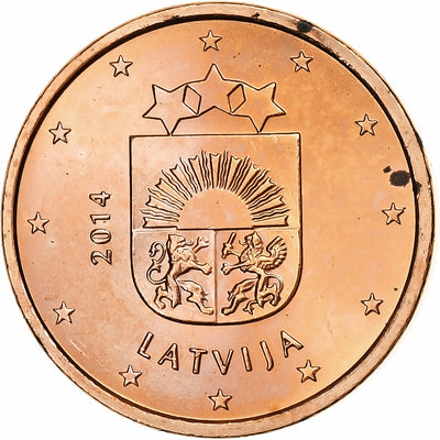 Latvia, 
            
               Euro Cent, 
            
               BU