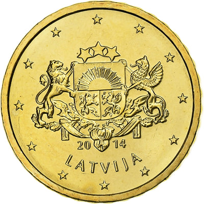 Latvia, 
            
               10 Euro Cent, 
            
               BU