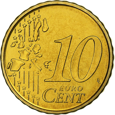 Spanien, 
            
               Juan Carlos I, 
            
               10 Euro Cent