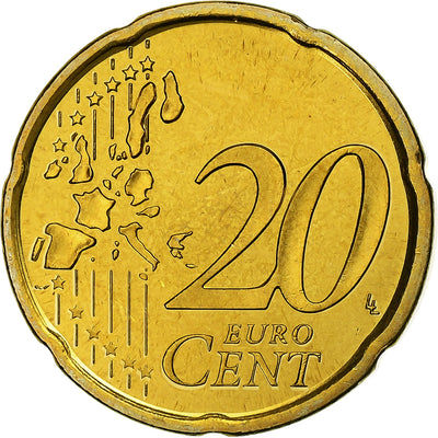 Spanien, 
            
               Juan Carlos I, 
            
               20 Euro Cent