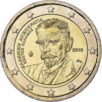 Griechenland, 
            
               2 Euro, 
            
               Kostis Palamas