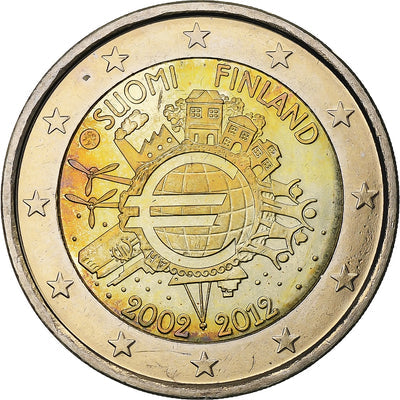 Finnland, 
            
               2 Euro, 
            
               Introduction de l'euro