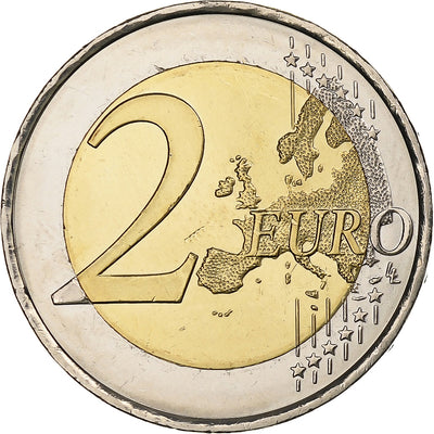 Spanien, 
            
               2 Euro, 
            
               30 ans du drapeau de l'UE