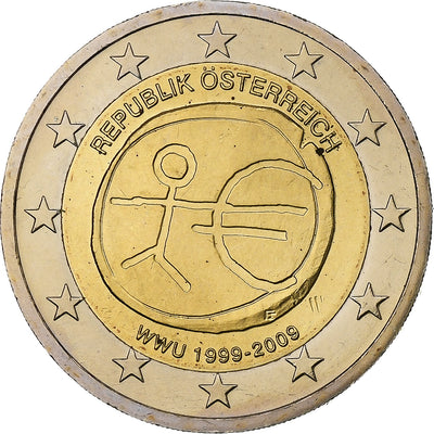 Österreich, 
            
               2 Euro, 
            
               Union économique et monétaire