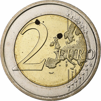 Italien, 
            
               2 Euro, 
            
               Union économique et monétaire