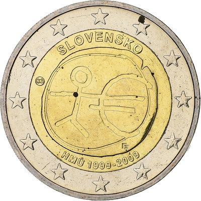 Slowakei, 
            
               2 Euro, 
            
               Union économique et monétaire