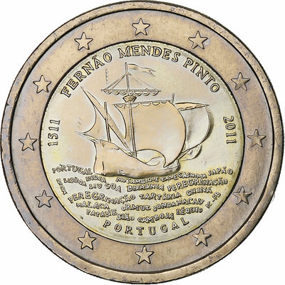 Portugal, 
            
               2 Euro, 
            
               500th Anniversary Fernão Mendes Pinto