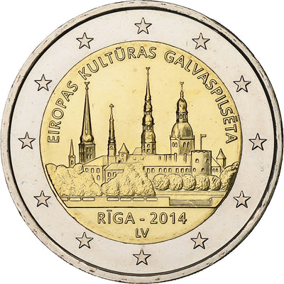 Latvia, 
            
               2 Euro, 
            
               European Capital of Culture