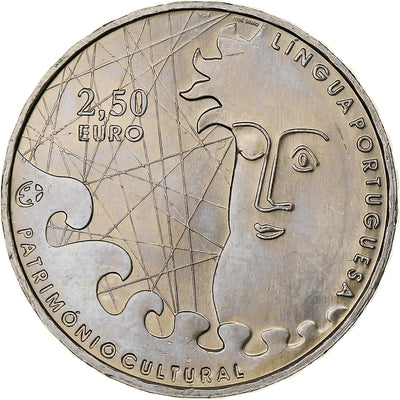 Portugal, 
            
               2-1/2 Euro, 
            
               Portuguese Language