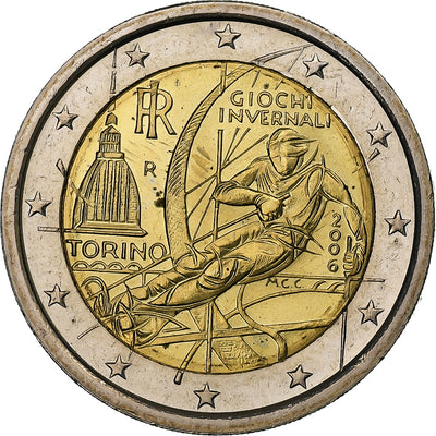 Italien, 
            
               2 Euro, 
            
               Turin Winter Olympic Games