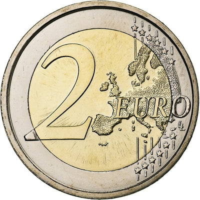 Österreich, 
            
               2 Euro, 
            
               100th Anniversary - Republic of Austria