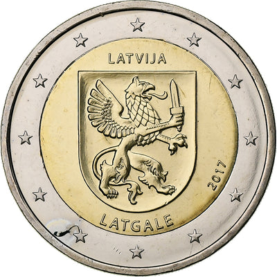 Latvia, 
            
               2 Euro, 
            
               Latgale