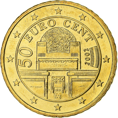 Österreich, 
            
               50 Euro Cent, 
            
               Secession Building