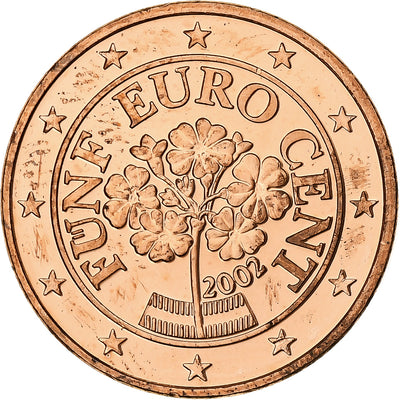 Österreich, 
            
               5 Euro Cent, 
            
               2002