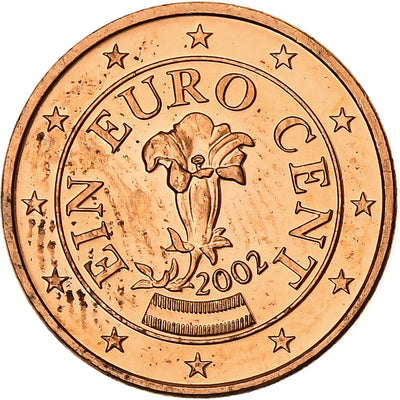 Österreich, 
            
               Euro Cent, 
            
               2002