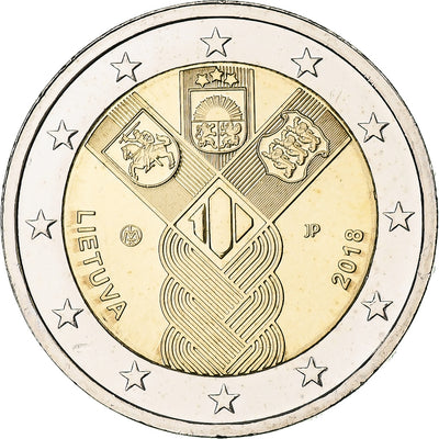 Lithuania, 
            
               2 Euro, 
            
               Independent Baltic States