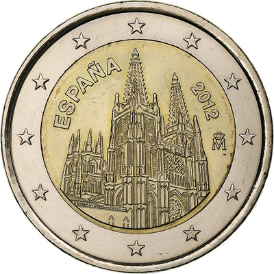 Spanien, 
            
               2 Euro, 
            
               Burgos cathedral