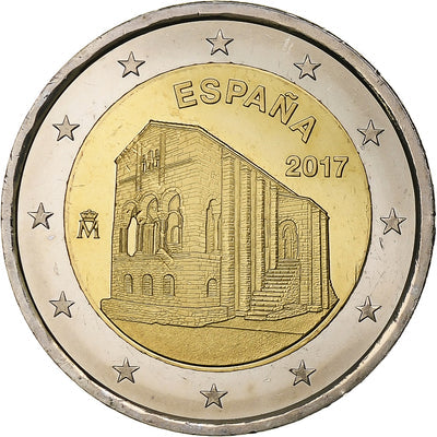 Spanien, 
            
               2 Euro, 
            
               Churches of Asturias