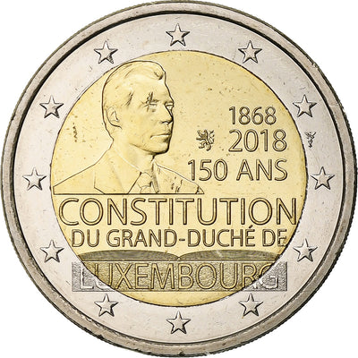 Luxemburg, 
            
               2 Euro, 
            
               Constitution du Luxembourg