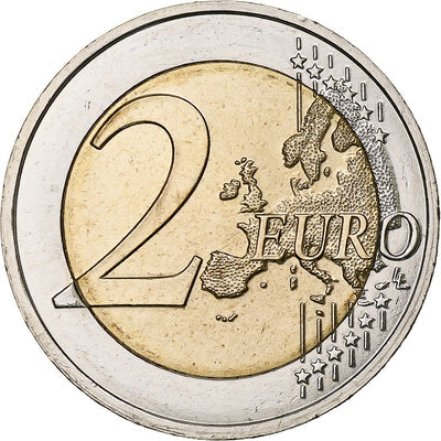 Frankreich, 
            
               2 Euro, 
            
               Ruban Rose