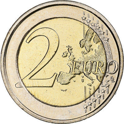 Belgien, 
            
               2 Euro, 
            
               30 ans du drapeau de l'UE