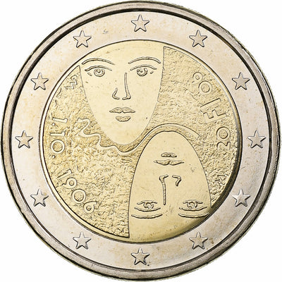 Finnland, 
            
               2 Euro, 
            
               Centenaire du suffrage universel