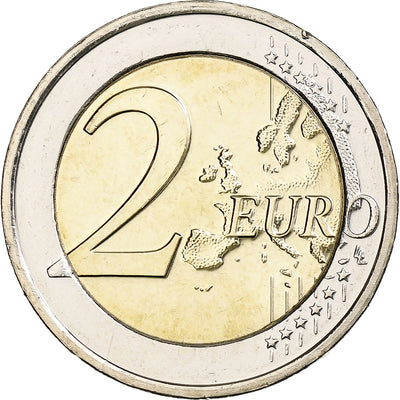 Luxemburg, 
            
               2 Euro, 
            
               Guillaume III