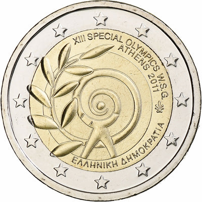 Griechenland, 
            
               2 Euro, 
            
               XIIIth Special Olympics