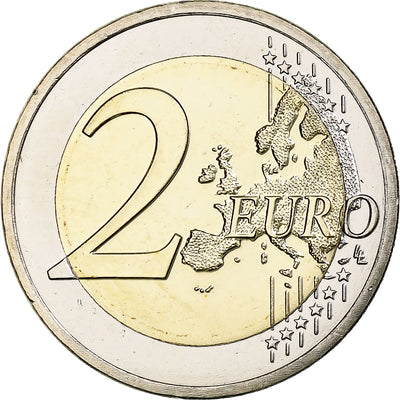 Niederlande, 
            
               2 Euro, 
            
               Abdication of Queen Beatrix