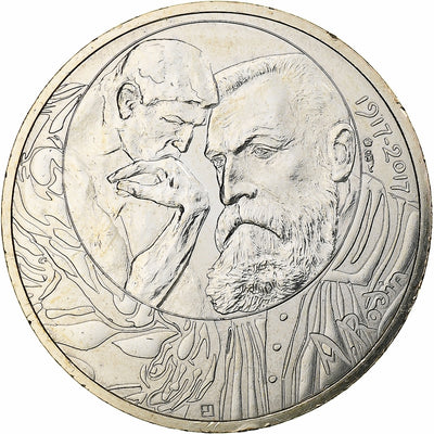 Frankreich, 
            
               10 Euro, 
            
               Auguste Rodin