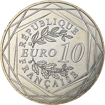 Frankreich, 
            
               10 Euro, 
            
               Auguste Rodin